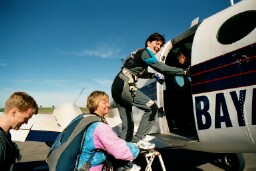 Getting on the plane
