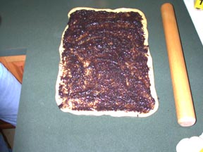 The dough with the filling