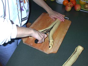 Splitting the roll